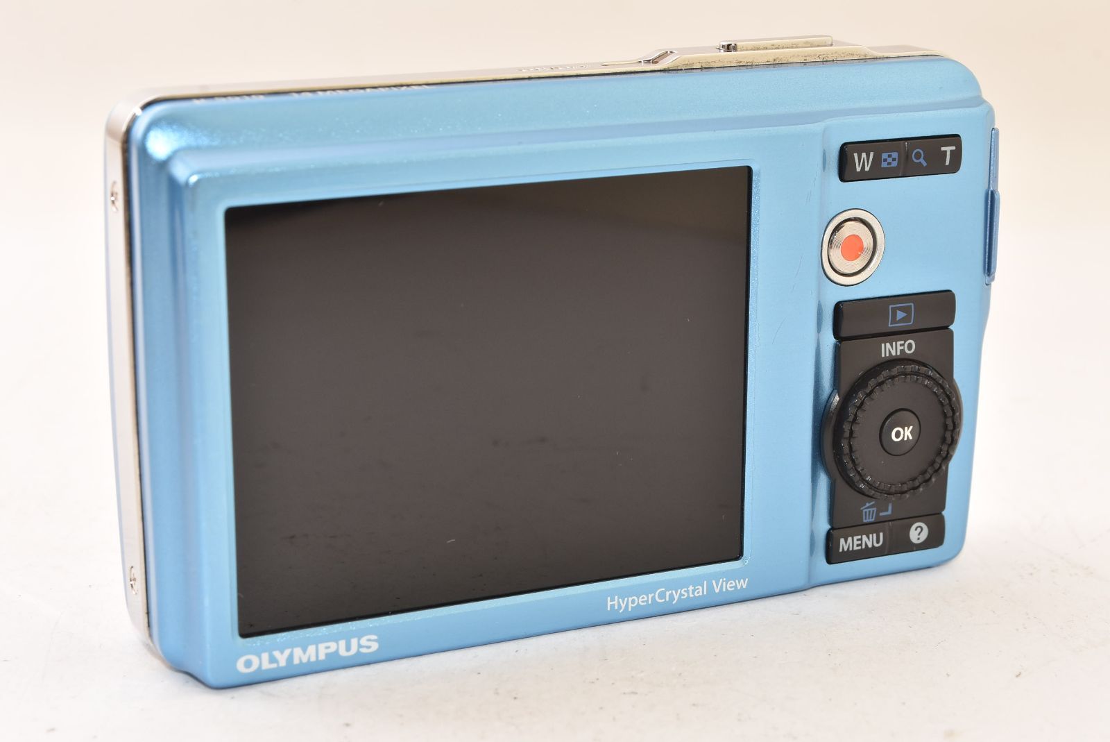 訳あり OLYMPUS μ-5010コンパクトデジタルカメラ A000 ☆ジャンク品☆ OLYMPUS オリンパス μ-5010 ライトブルー コンパクト