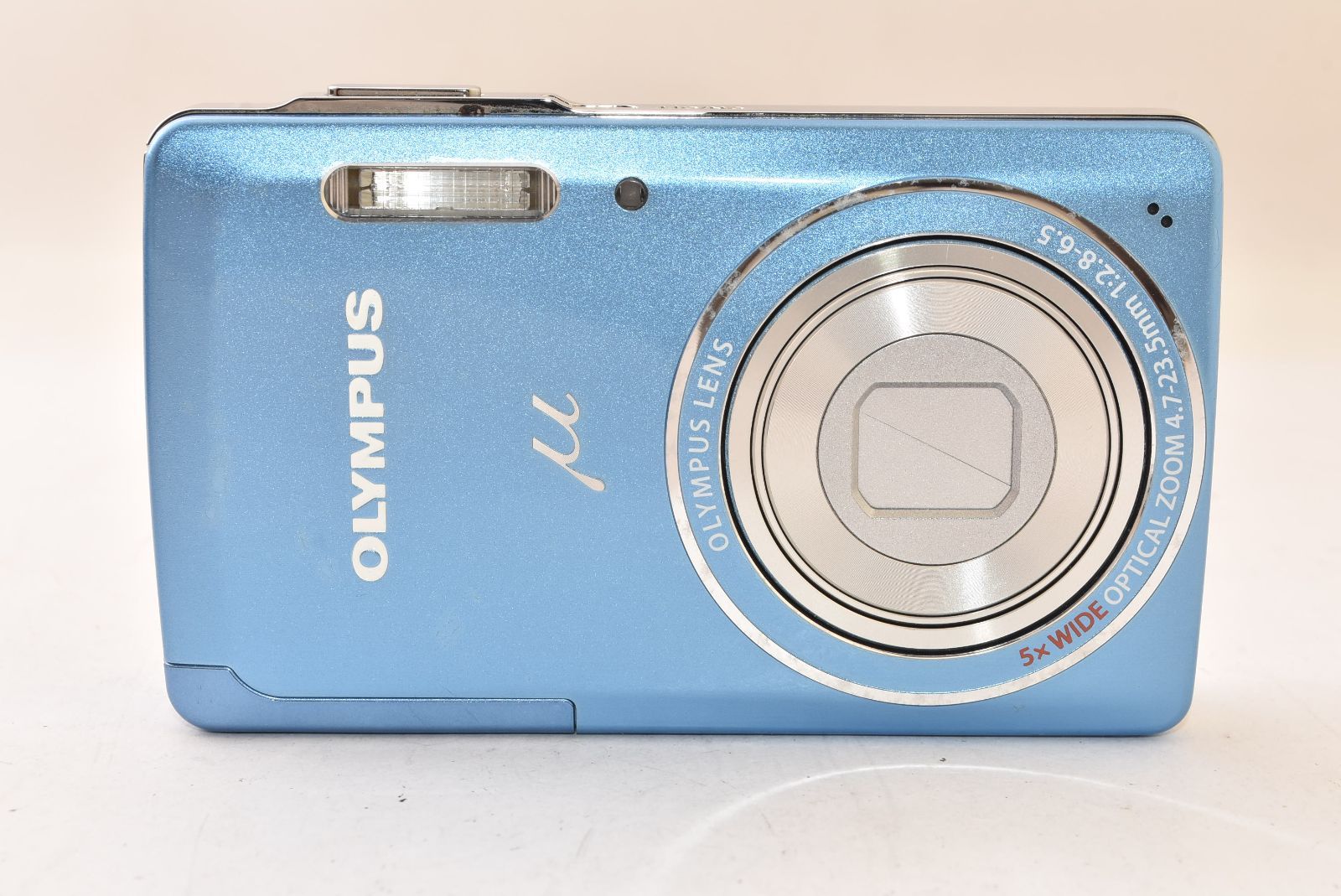 ☆ジャンク品☆ OLYMPUS オリンパス μ-5010 ライトブルー コンパクト