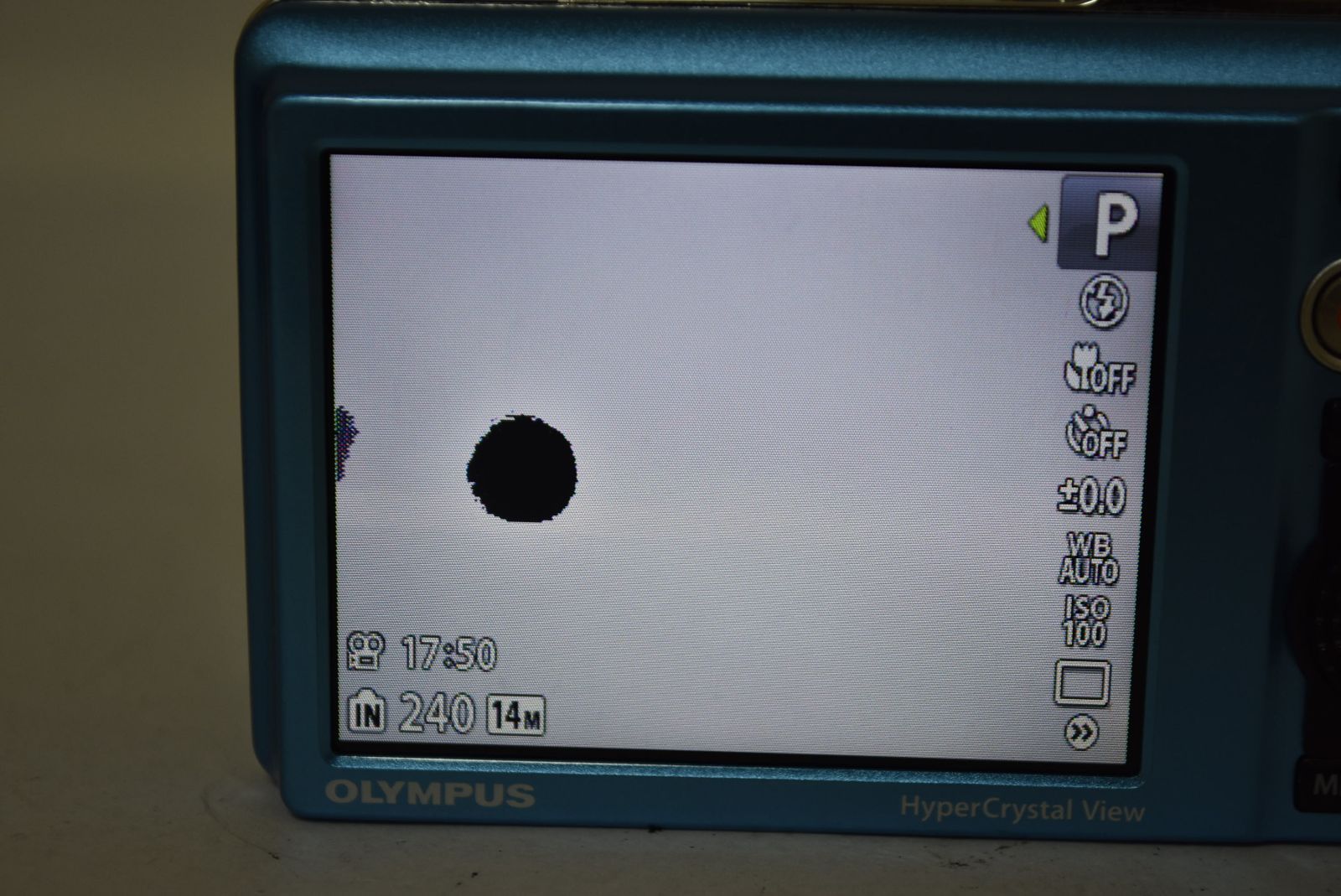 ☆ジャンク品☆ OLYMPUS オリンパス μ-5010 ライトブルー コンパクト