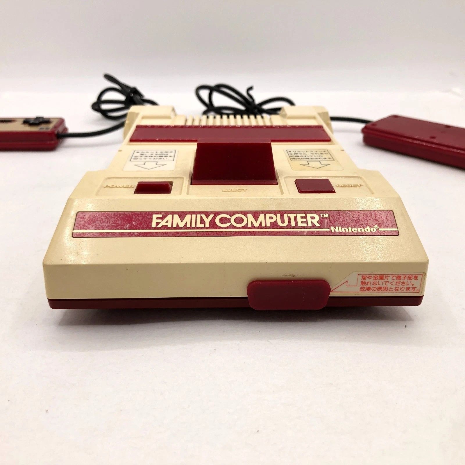 動作確認済み】ニンテンドー ファミコン 本体 セット 初期 初代 四角