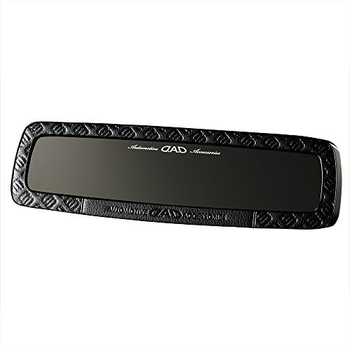 ギャルソン DAD ミラー タイプ モノグラムレザー HA468-01 D.A.D バックミラー ルームミラー リアビューミラー 防眩ミラー 視界拡大 飛散防止加工 カー用品 汎用 車載ミラー 上質 車内空間 簡単装着t
