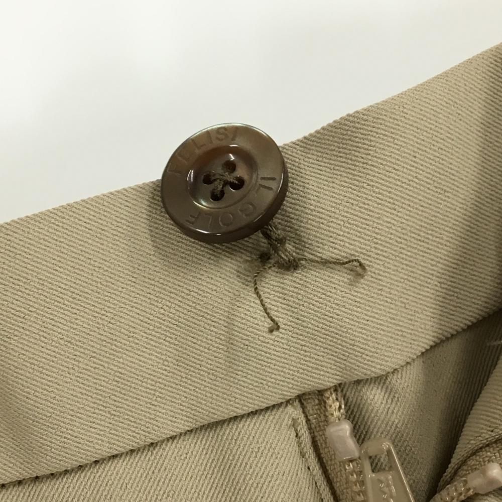 超美品】フェリージイルゴルフ パンツ ベージュ 後ポケットロゴ