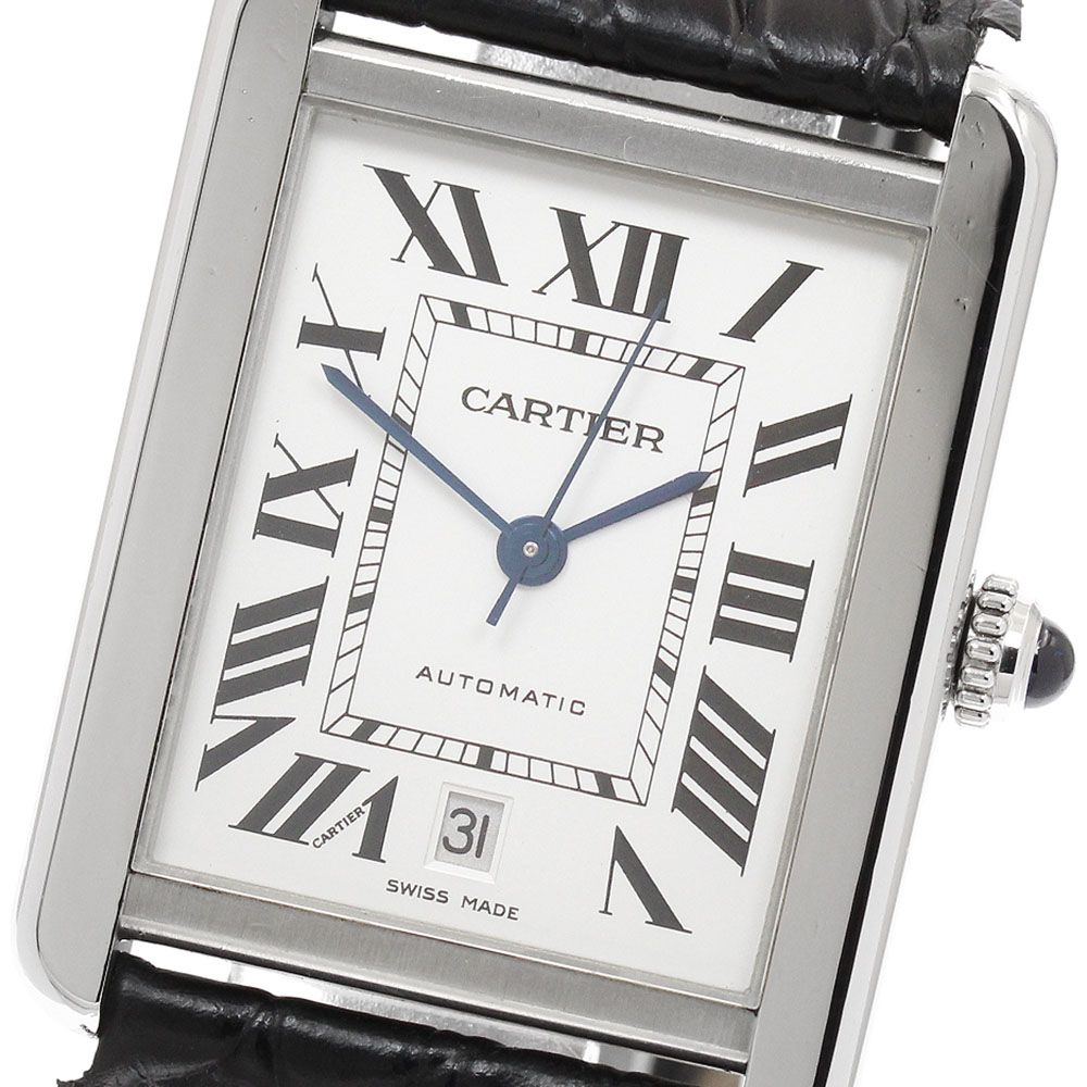 カルティエ CARTIER W5200027 タンクソロ XL デイト 自動巻き メンズ