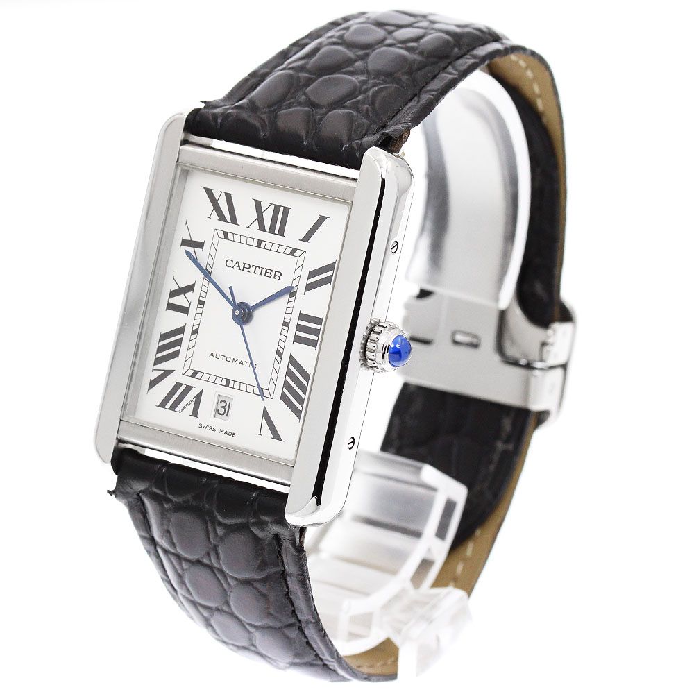 カルティエ CARTIER W5200027 タンクソロ XL デイト 自動巻き メンズ