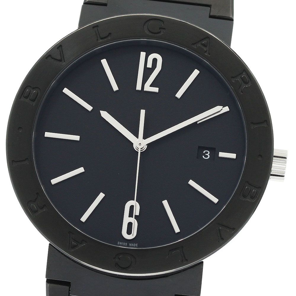訳あり ブルガリ BVLGARI BB41S/103540 ブルガリブルガリ デイト 自動巻き メンズ 箱・保証書付き_970500