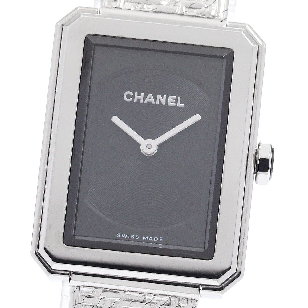 シャネル CHANEL H4876 ボーイフレンド ツイード クォーツ レディース 箱・保証書付き_965037