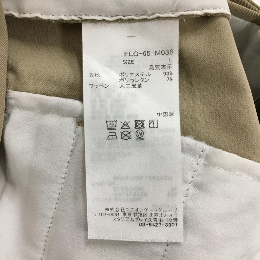 超美品】フェリージイルゴルフ パンツ ベージュ 後ポケットロゴ