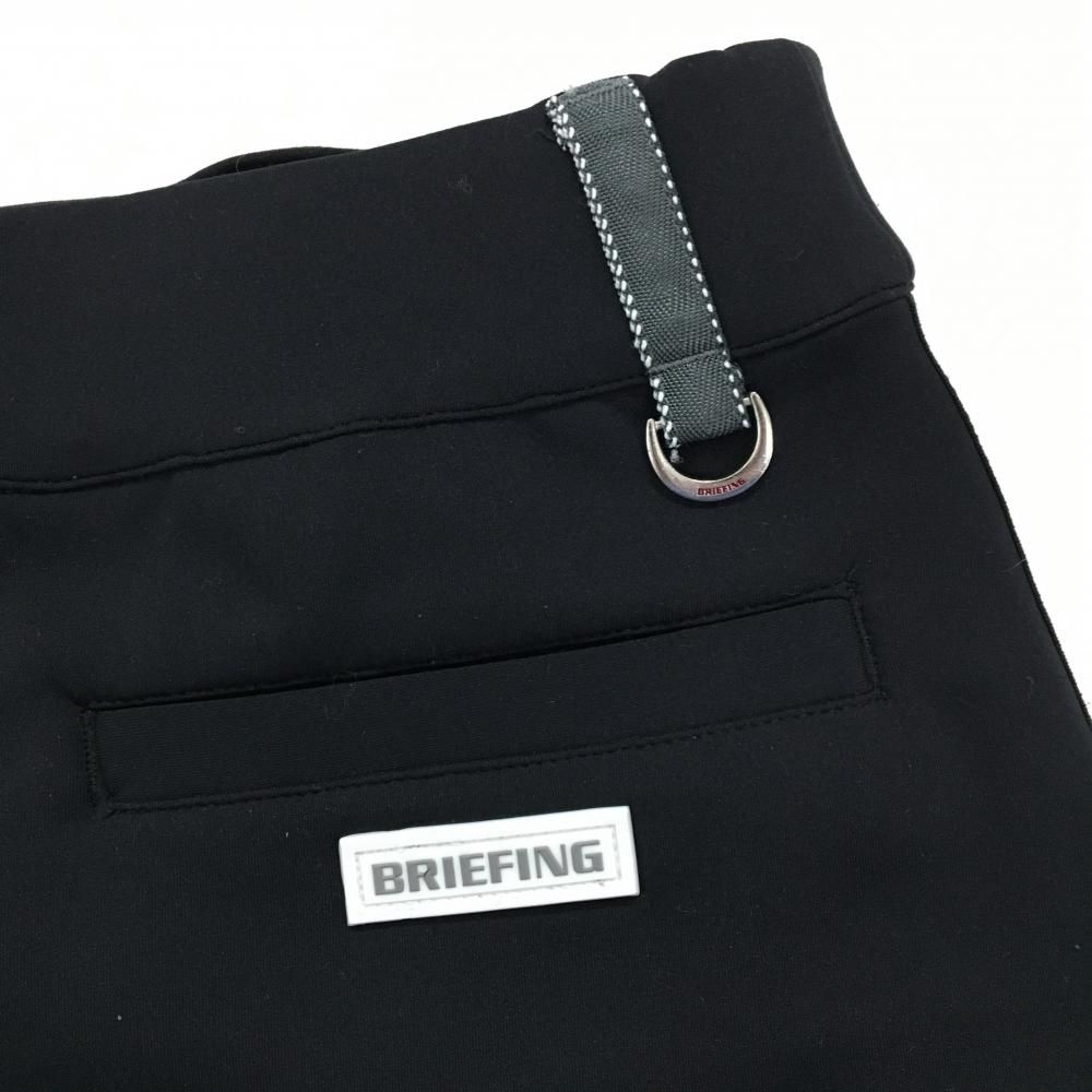美品【ブリーフィング】ゴルフ エンボスロゴ スカート インナー付き S 黒×白 超美品】ブリーフィング スカート 黒 サイドロゴテープ インナーパンツ