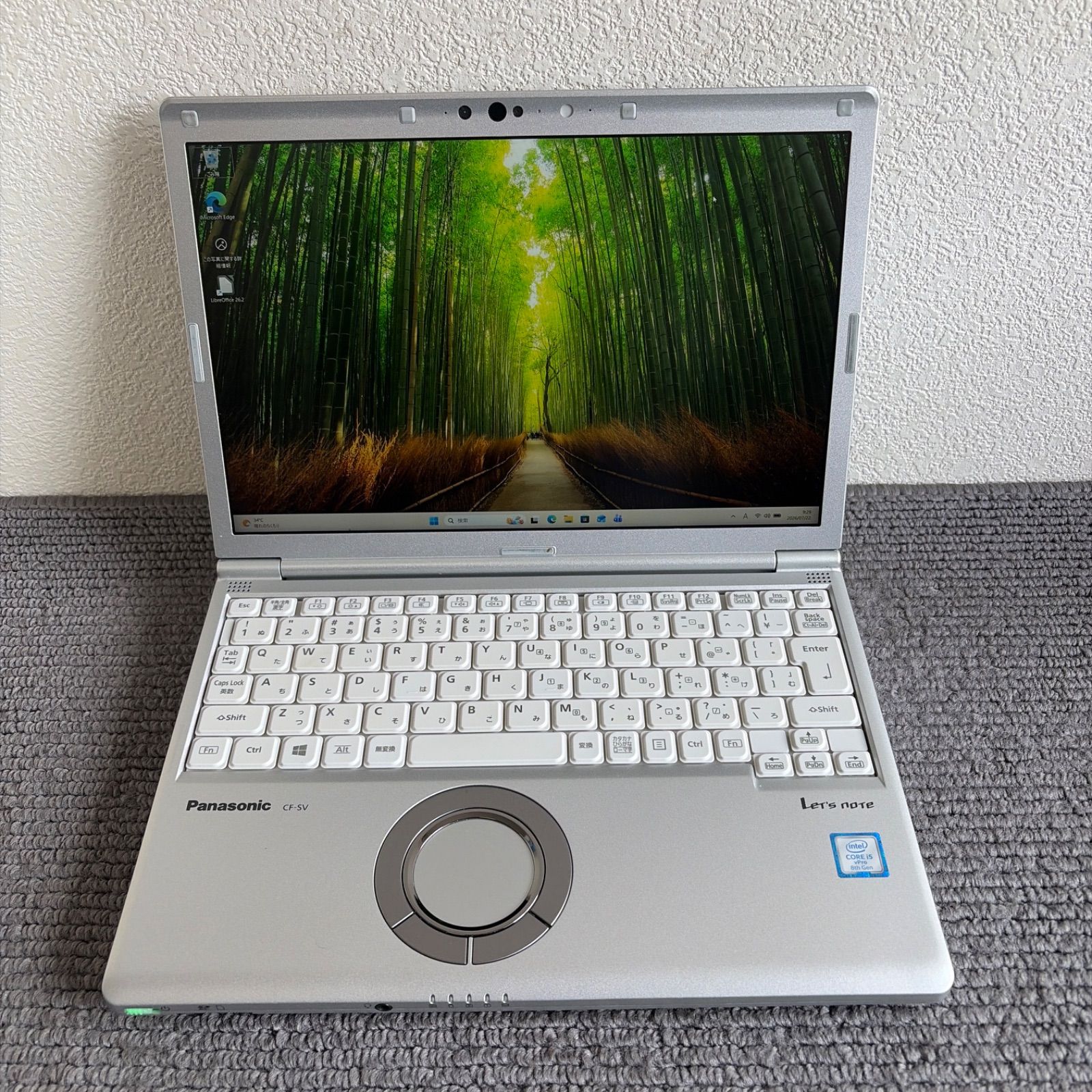 Panasonic CFSV7-3 i5-8350U メモリ8GB SSD1TB Win11 顔認証