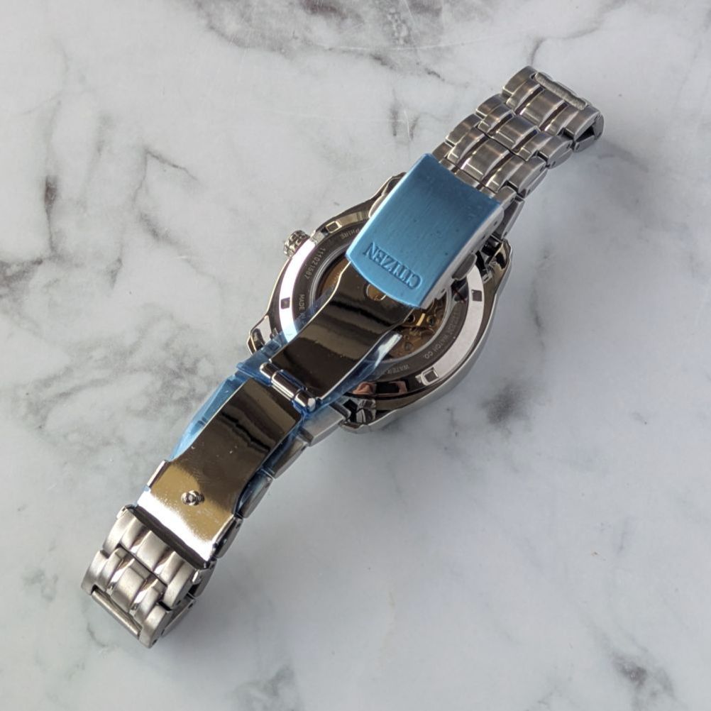 OH済 稼働品 CITIZEN シチズン 8210-S072981 自動巻き 10s シルバー 