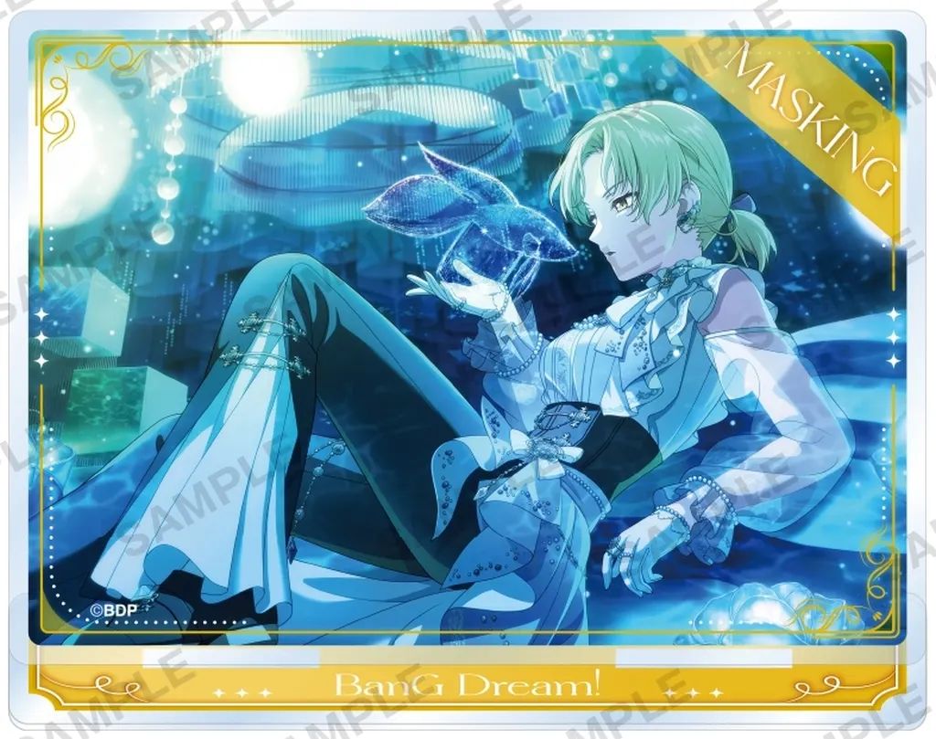 ガルパ　バンドリ　コミケ限定アクリルスタンド　マスキング 新品】アクリルスタンド・アクリルパネル マスキング プレートアクリル