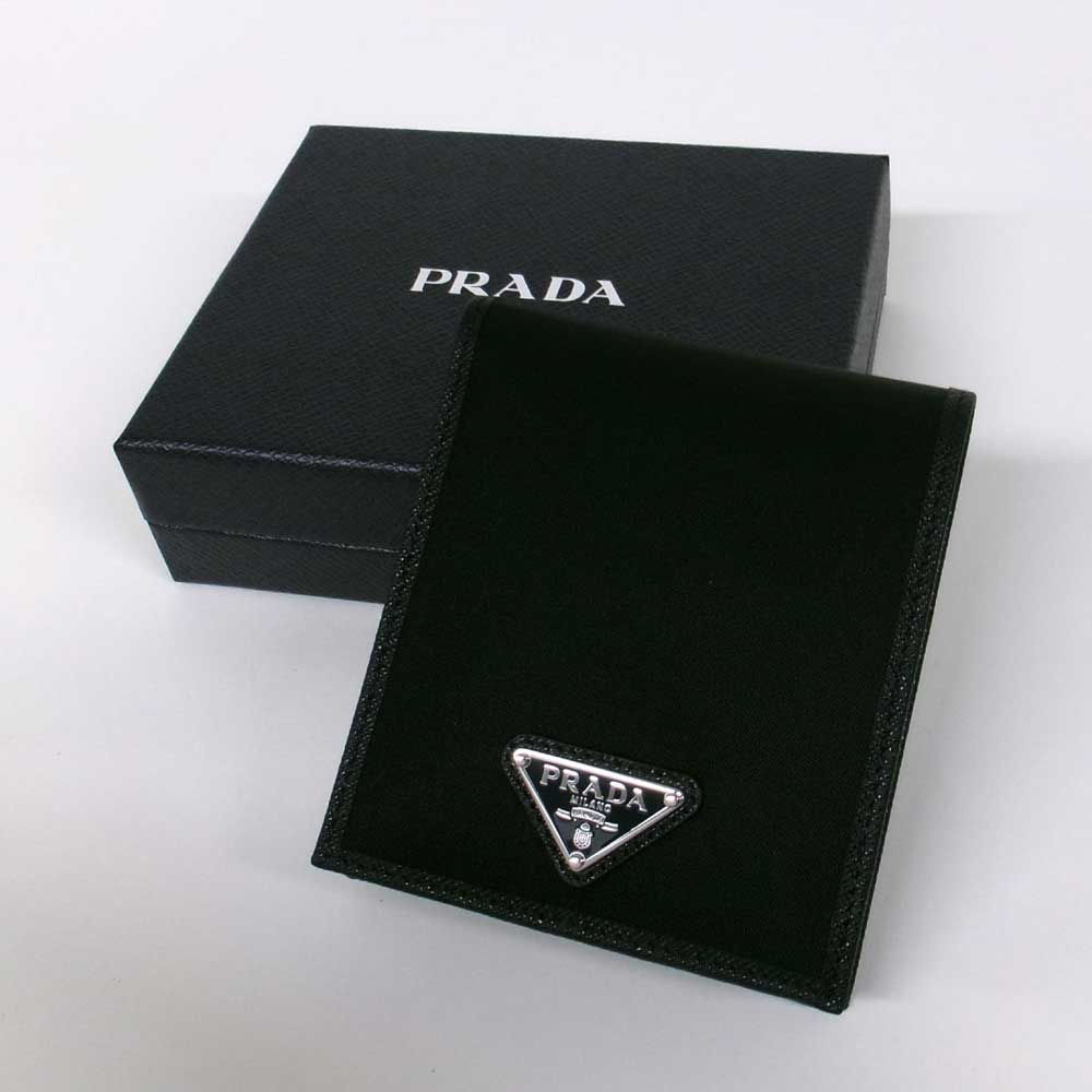 新品】プラダ 財布 二つ折り財布(小銭入れあり) PRADA ナイロン