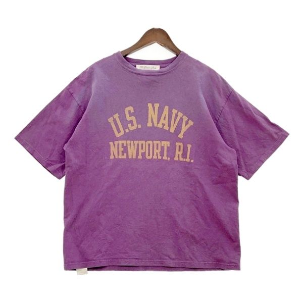 REMI RELIEF レミレリーフ Tシャツ SP加工14 天竺T U.S. NAVY 半袖