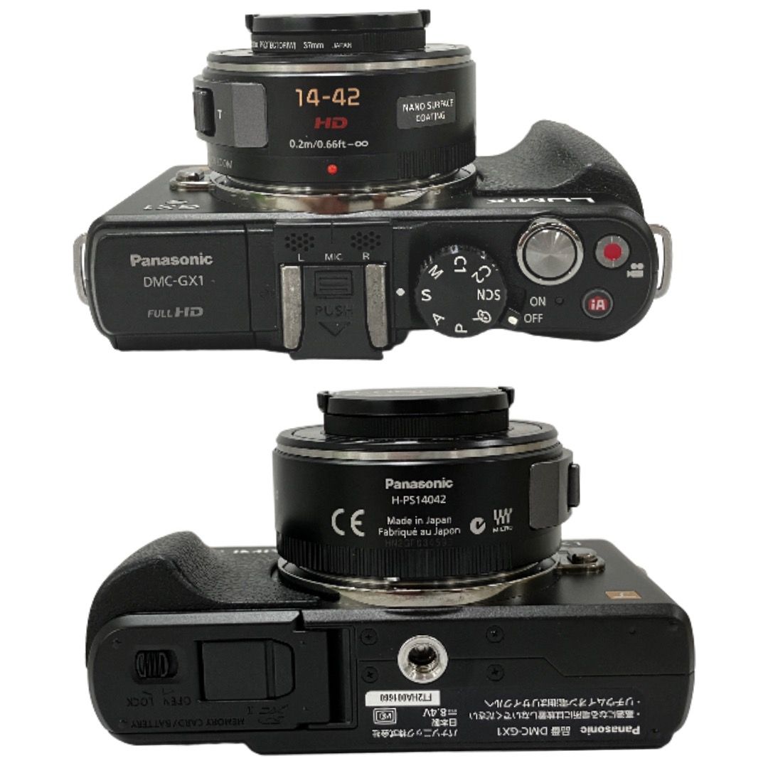 Panasonic LUMIX GX1 ジャンク本体＋レンズ動作品14-42mm Panasonic LUMIX DMC-GX1 VARIO 14-42mm F3.5-5.6 ASPH. パナソニック