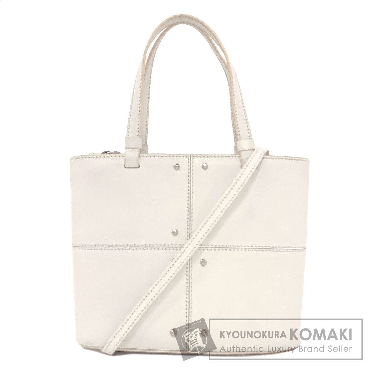 TODS トッズ 2WAY ハンドバッグ レザー レディース [中古]