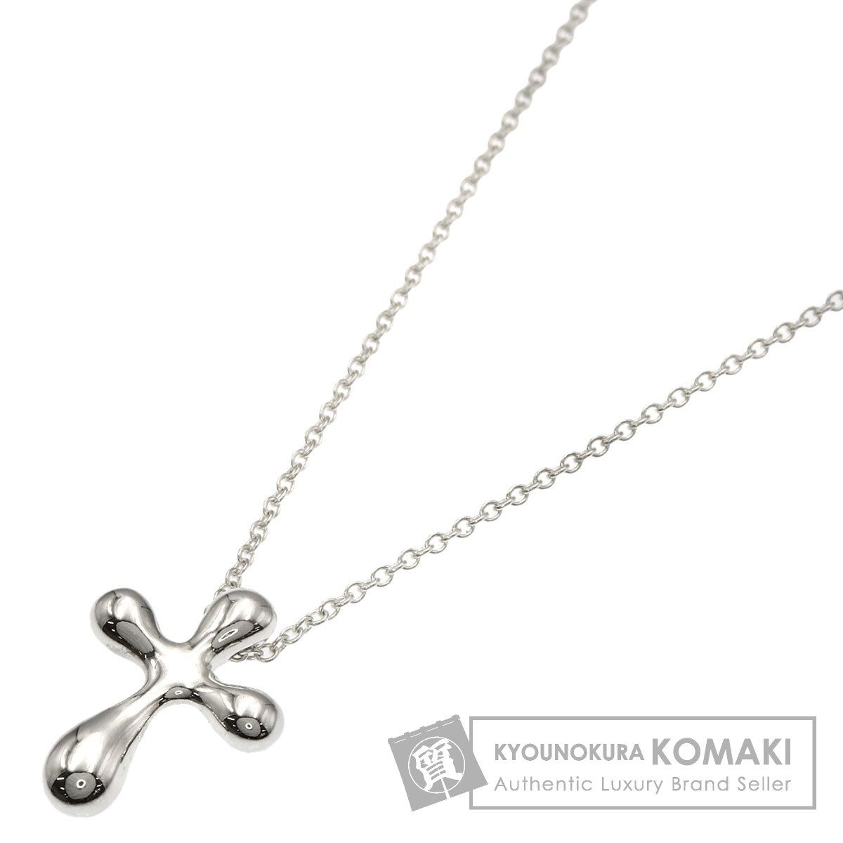 TIFFANY&Co. ティファニー スモールクロス ネックレス SV レディース [中古]