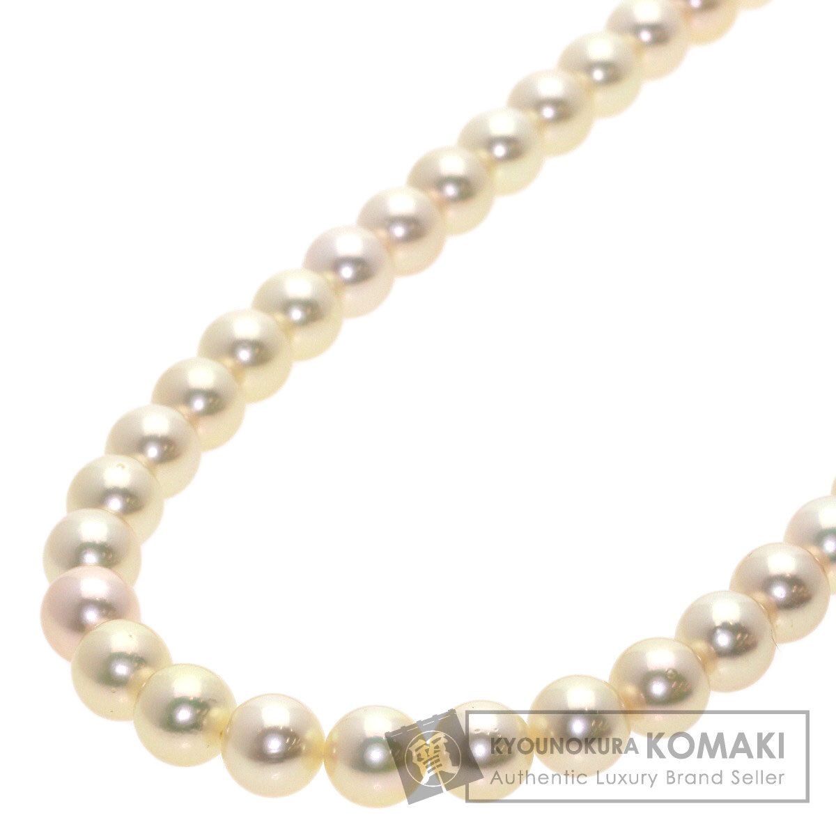MIKIMOTO ミキモト パール 真珠 ロング ネックレス K14WG レディース [中古]
