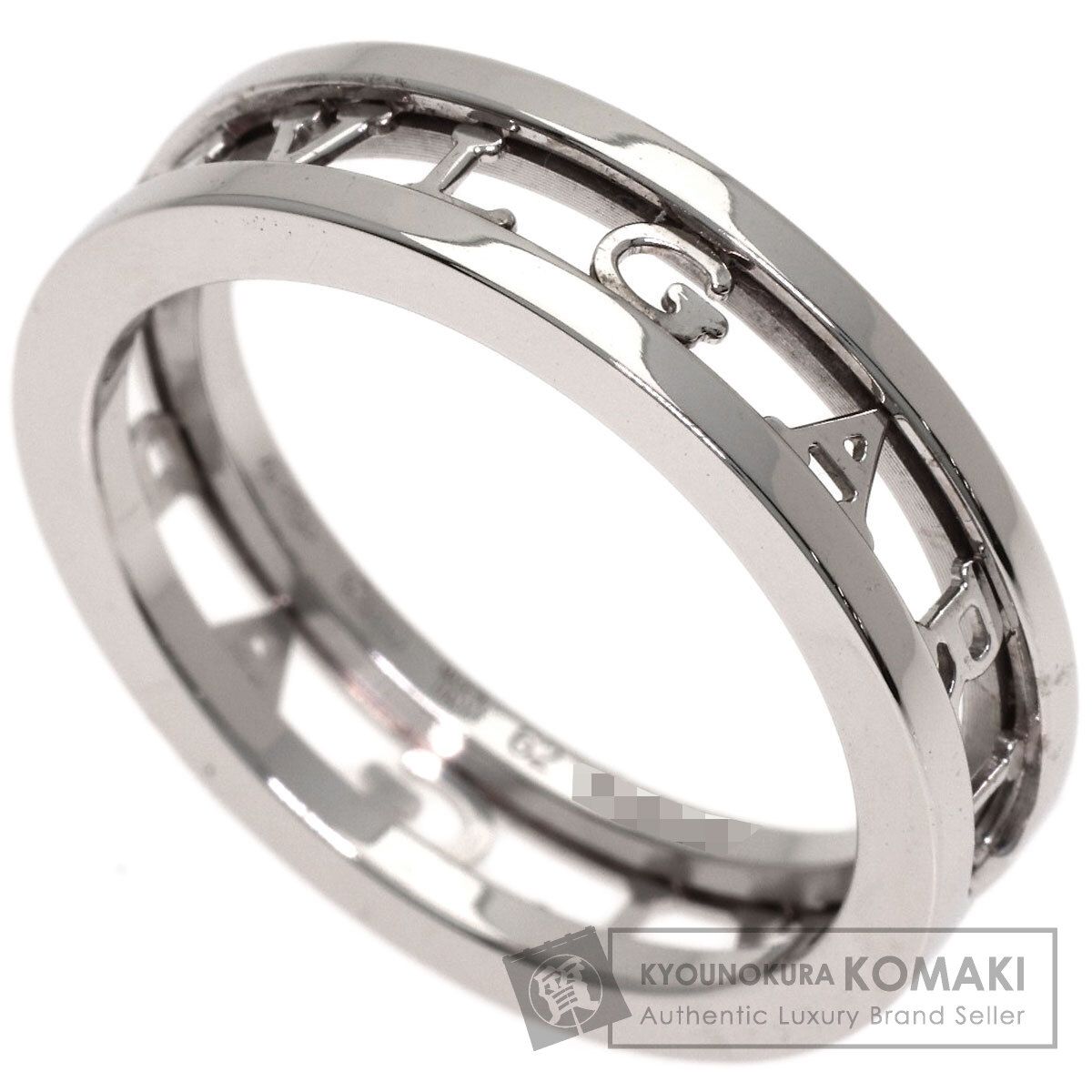 BVLGARI ブルガリ B-zero1 ビーゼロワン オープンワーク スパイラル #62 リング・指輪 K18WG レディース [中古]