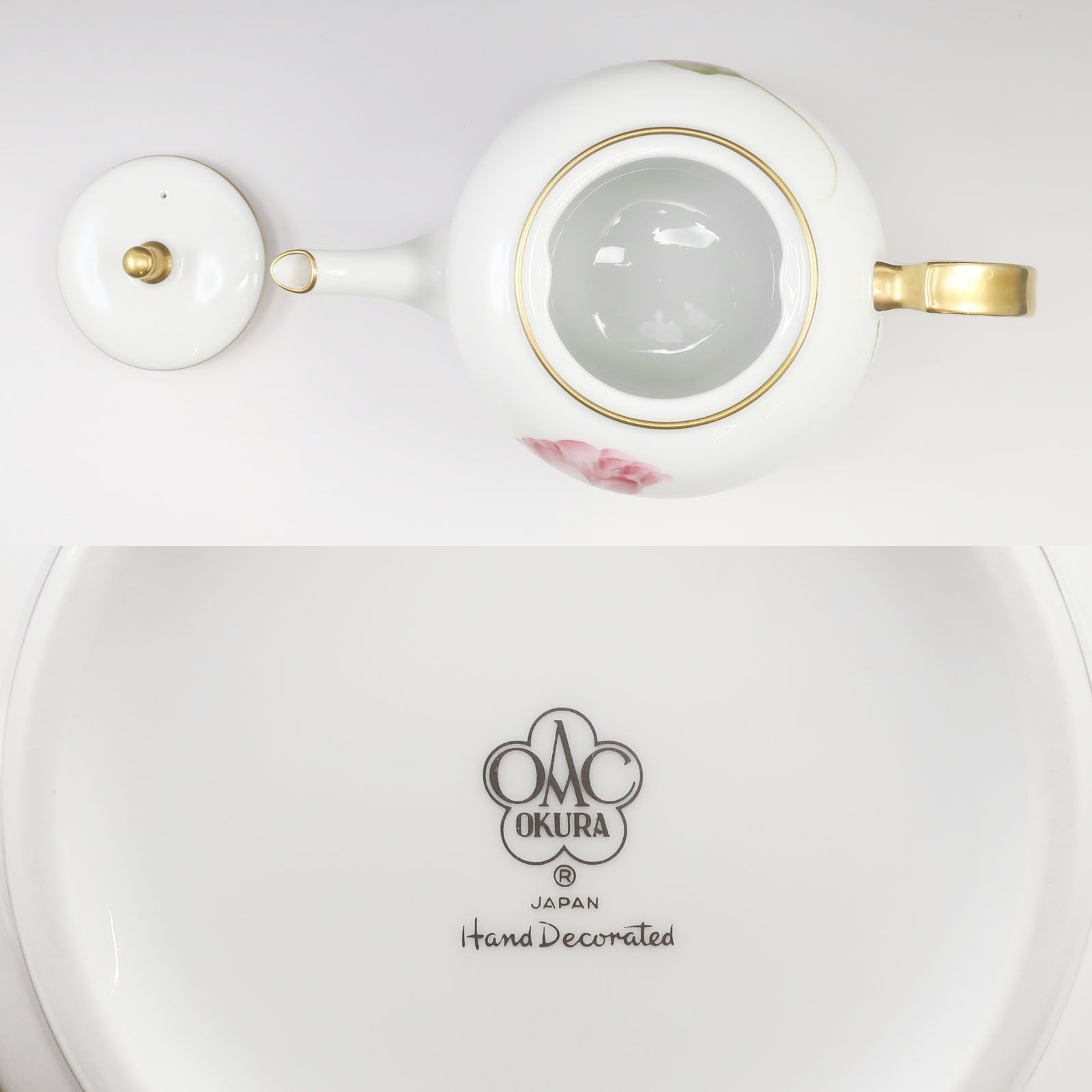 OKURA】大倉陶園 100周年記念 特注品 誂え品 ポット クリーマー