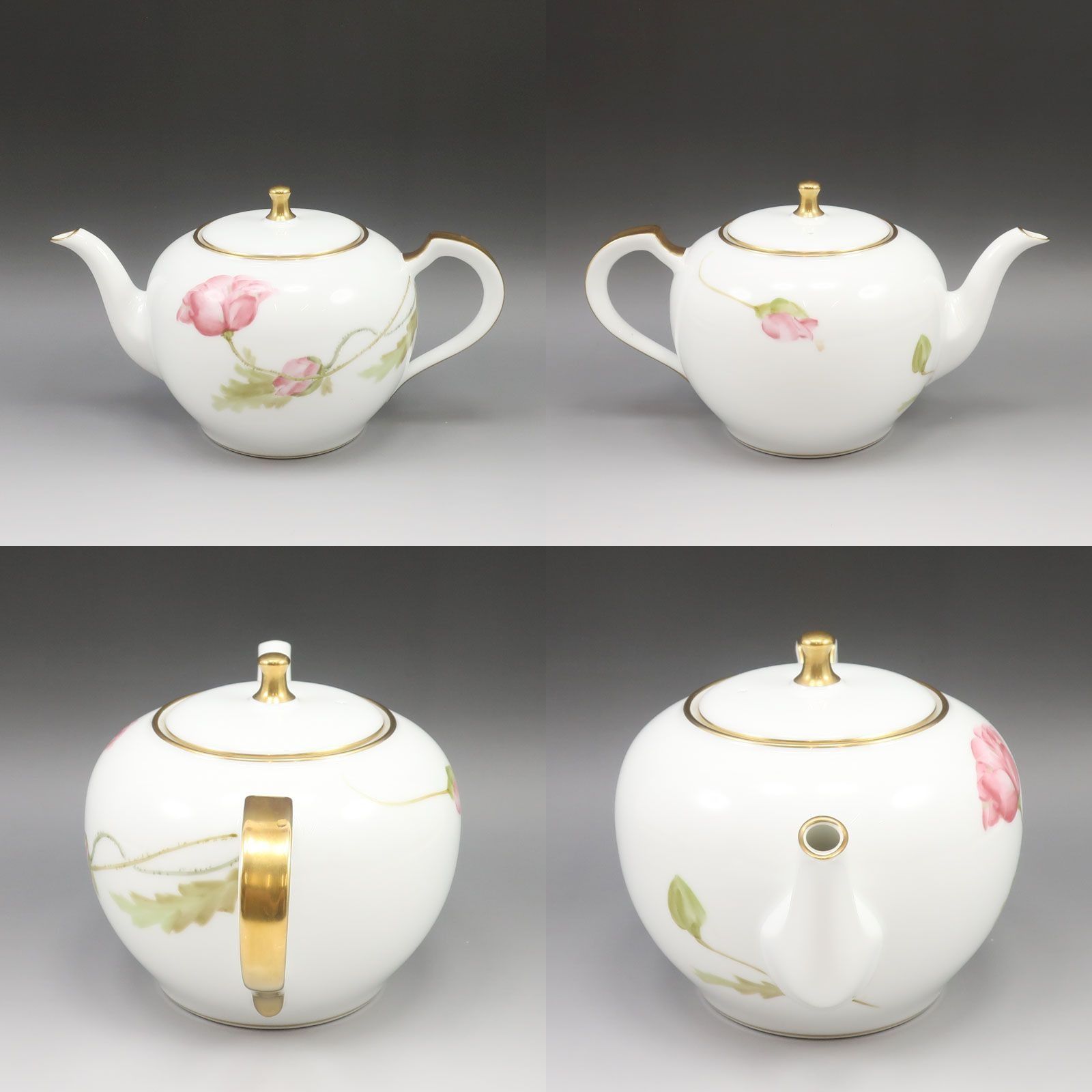 OKURA】大倉陶園 100周年記念 特注品 誂え品 ポット クリーマー