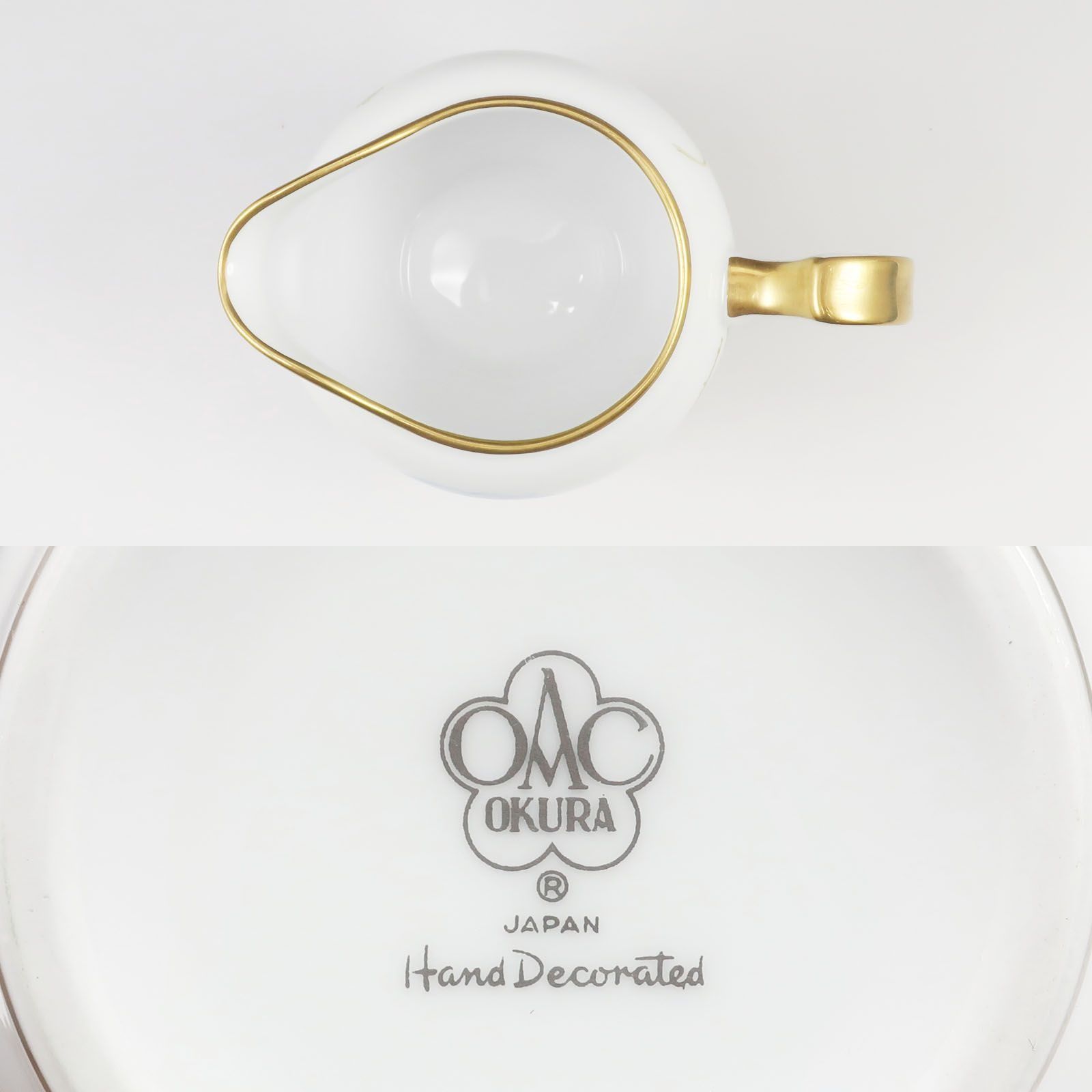 OKURA】大倉陶園 100周年記念 特注品 誂え品 ポット クリーマー