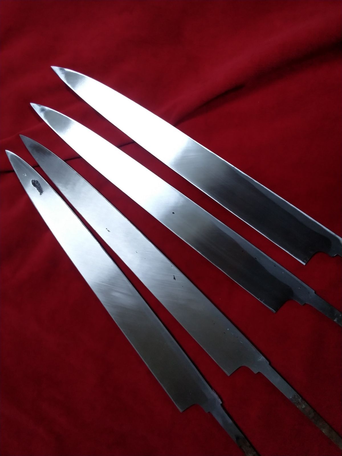 城山刃物　尺二　柳刃包丁　新品　　表　裏　　鏡面加工 城山刃物製作所(堺業務用刃物メーカー直売)尺 柳刃 白二鋼 木戸仕上げ
