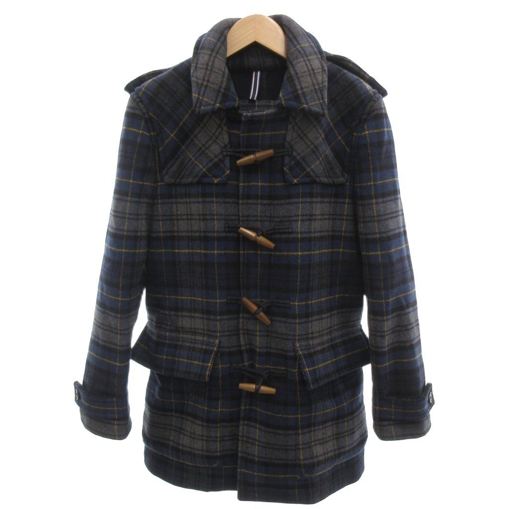 希少サイズ ✨トミーヒルフィガー　ダッフルコート　チェック柄　ウール　2XL トミーヒルフィガー TOMMY HILFIGER ダッフルコート S トグルボタン