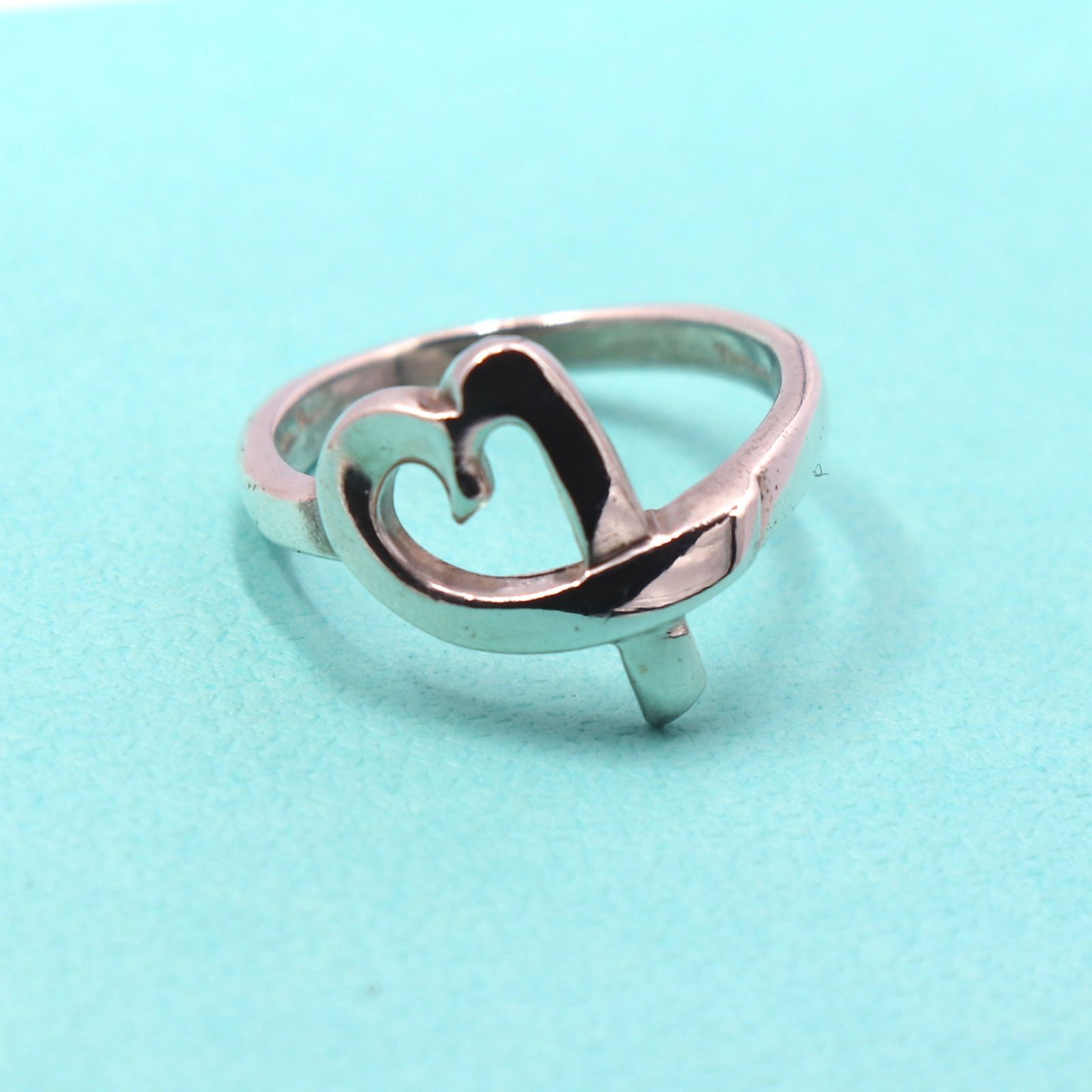 Tiffany&Co. ティファニー ラビングハート リング 9号 シルバー 925
