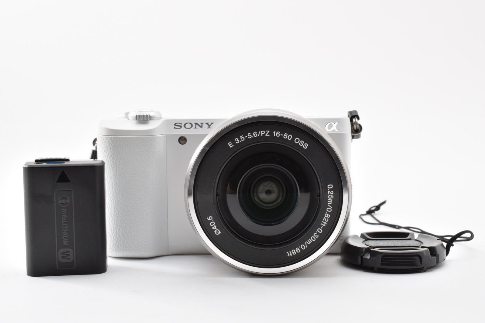 光学極上 SONY ソニー α5100 白 ホワイト / E 3.5-5.6 16-50mm OSS