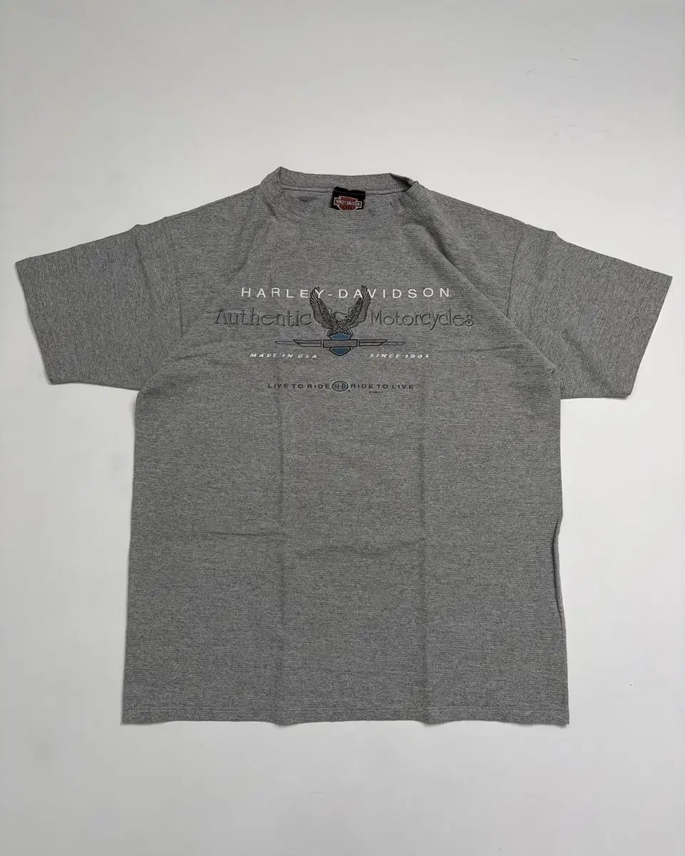 90年代 ハーレーダビッドソン Tシャツ (グレー) (L)