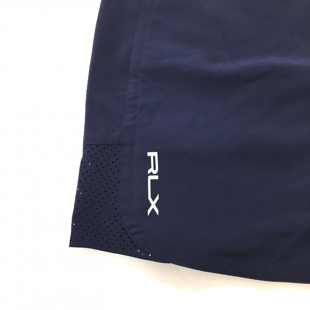 新品】RLXラルフローレン スカート ネイビー 一部パンチング 内側