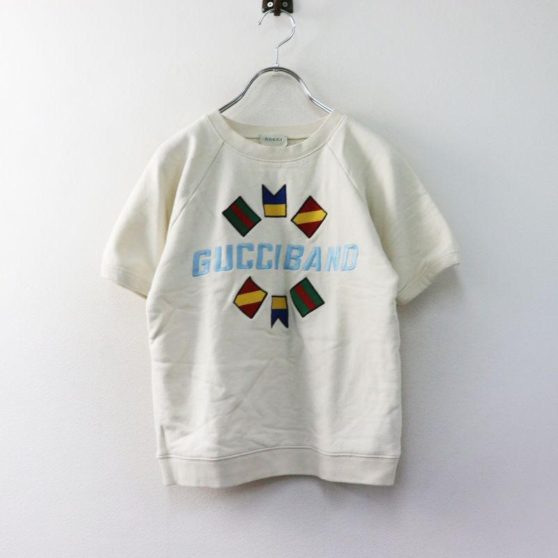 子供服 グッチ GUCCI ワッペン刺繍 半袖ラグランスウェット 8