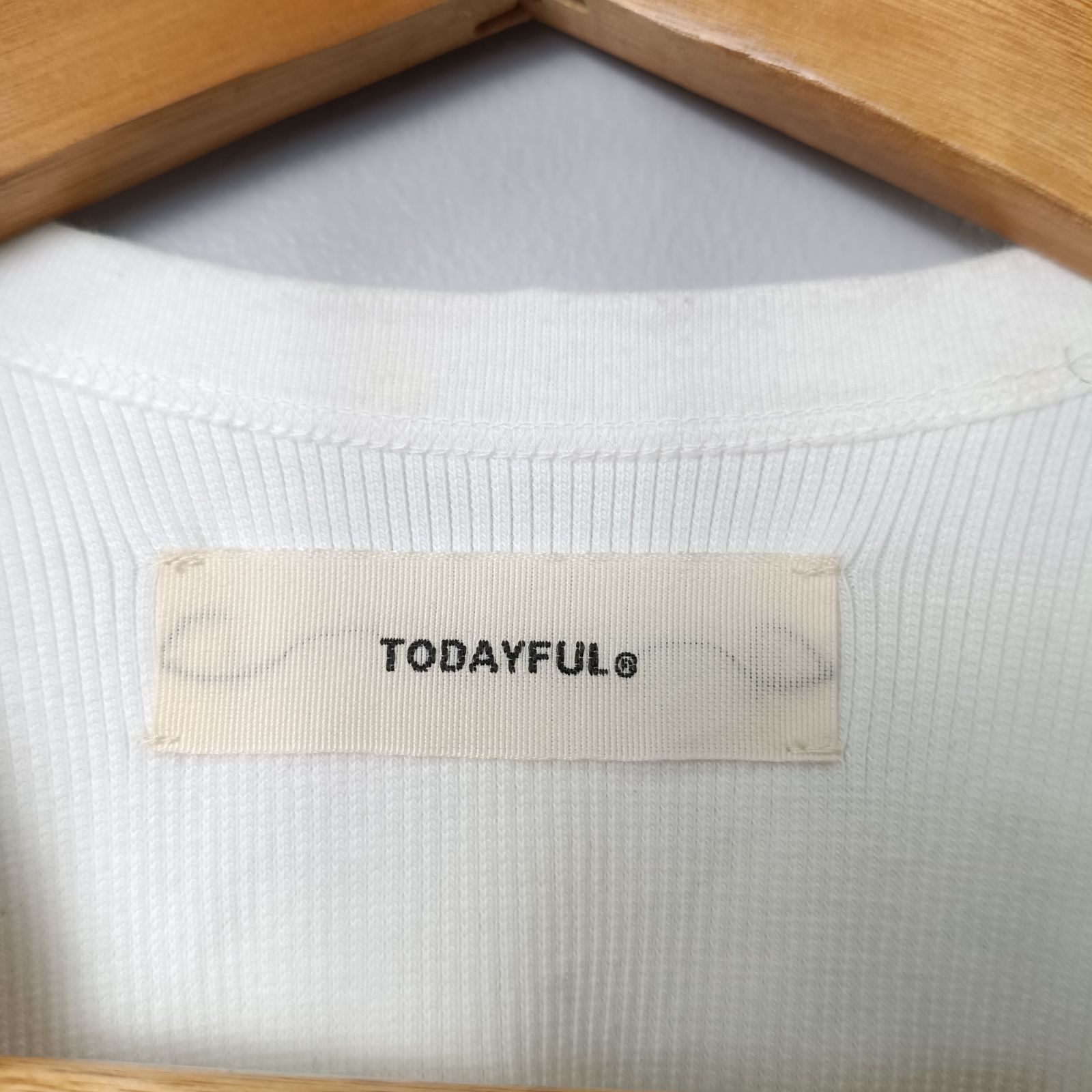 トゥデイフル TODAYFUL Cupin Rib Tanktop タンクトップ 【F】ホワイト