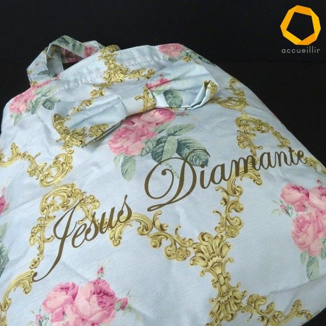 ab ジーザスディアマンテ JESUS DIAMANTE トートバッグ 水色 ピンク