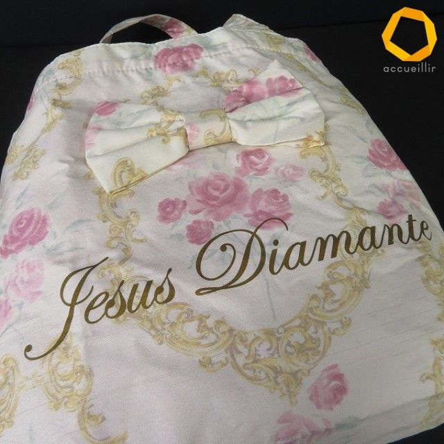 ab ジーザスディアマンテ JESUS DIAMANTE トートバッグ オフホワイト