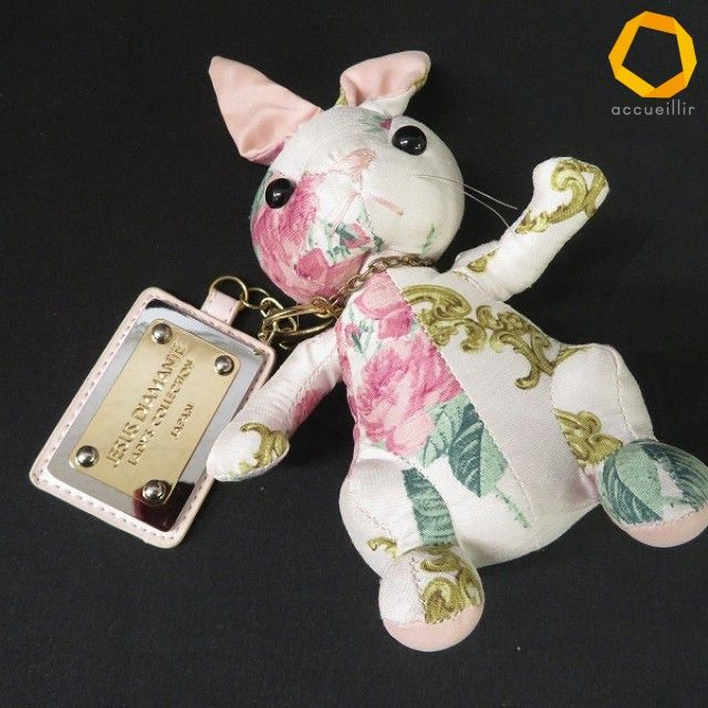 ab ジーザスディアマンテ JESUS DIAMANTE トートバッグ ピンク 薔薇柄