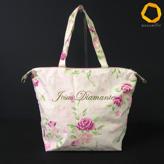 ab ジーザスディアマンテ JESUS DIAMANTE トートバッグ オフホワイト