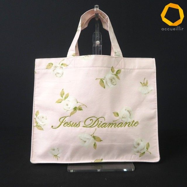 ab ジーザスディアマンテ JESUS DIAMANTE トートバッグ ピンク グラン