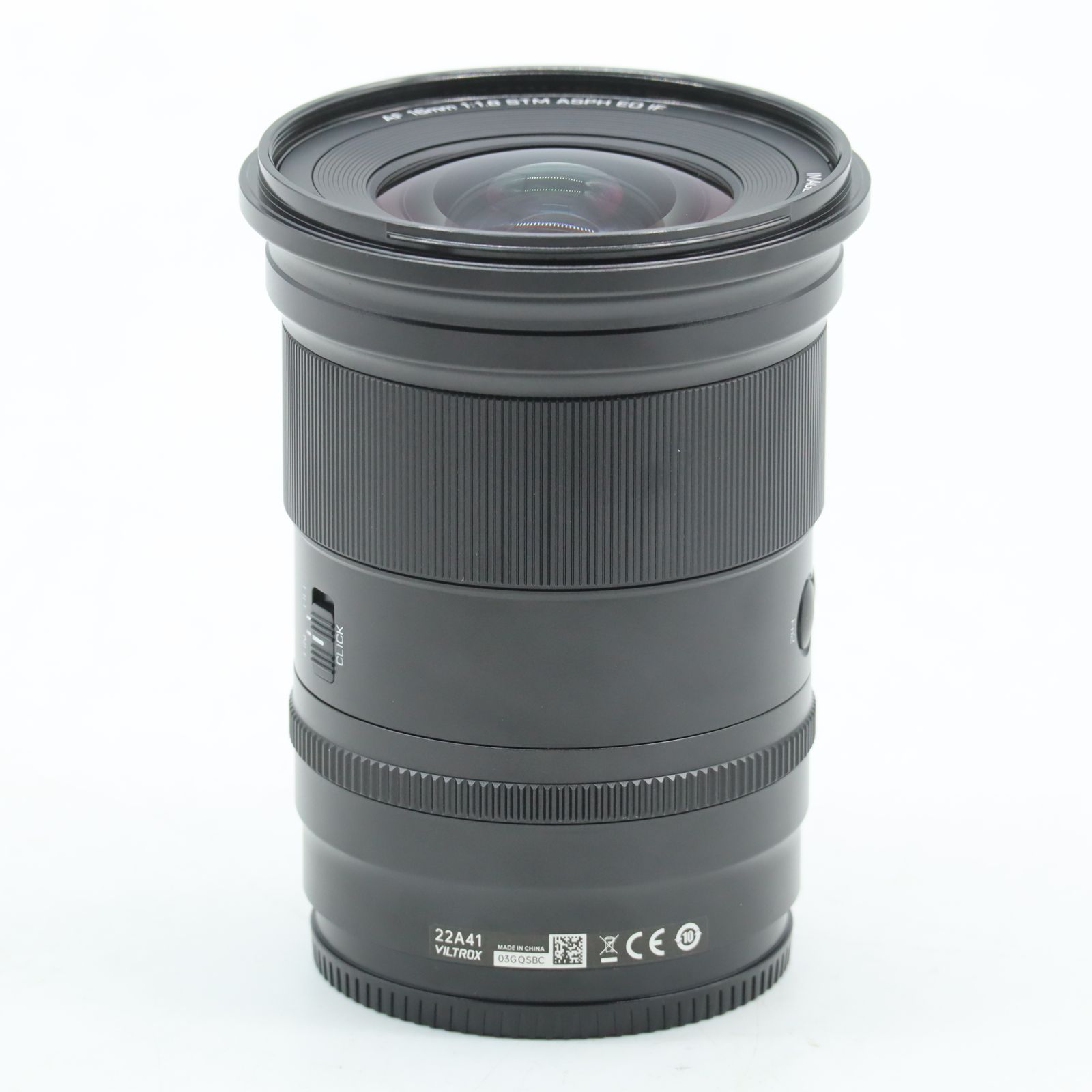 VILTROX 単焦点レンズ　used VILTROX AF 16mm F1.8 STM ASPH ED IF ニコンZ用 ブラック｜フルサイズ