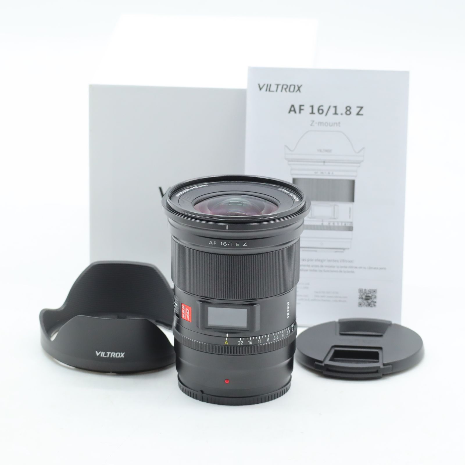 VILTROX AF 16mm F1.8 STM ASPH ED IF ニコンZ用 ブラック｜フルサイズ