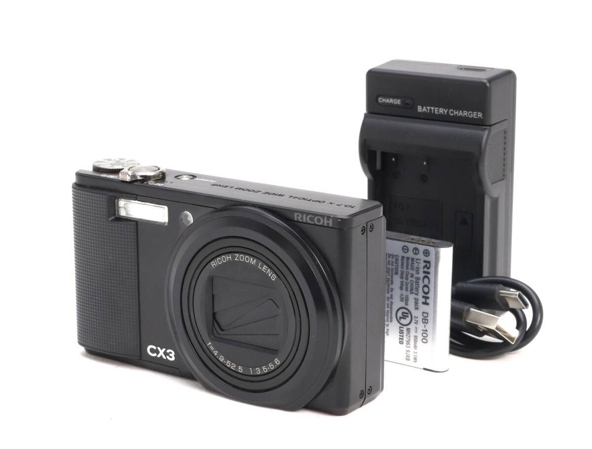 A (美品) RICOH リコー CX3 ブラック 初期不良返品対応 66-249 - メルカリ