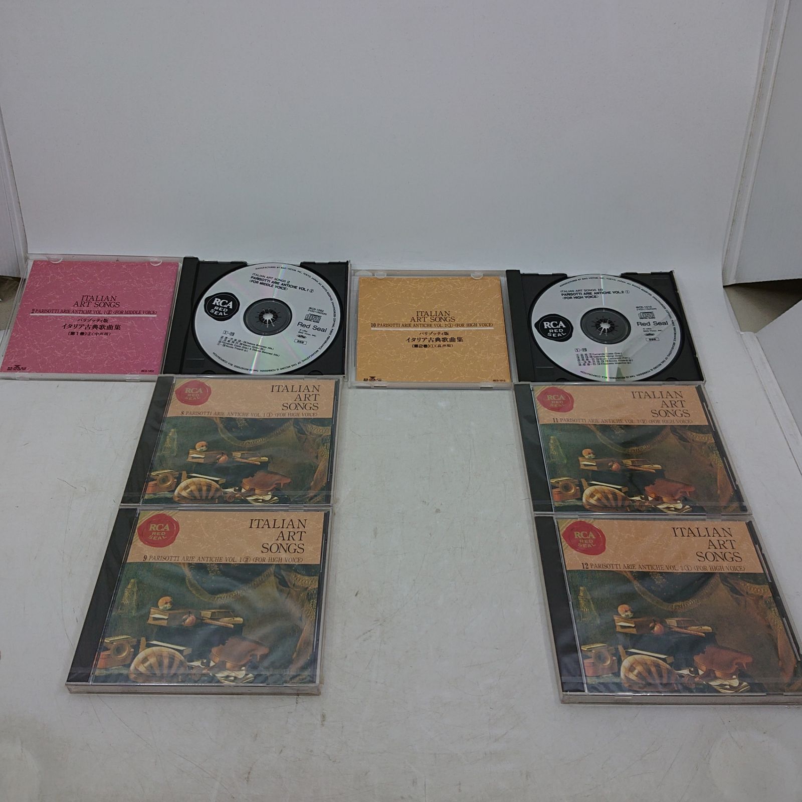 パリゾッテイ版　イタリア古典歌曲集　CD/解説付き/楽譜 パリゾッティ版 イタリア古典歌曲集 CD全46枚中9枚欠品 37枚セット 未