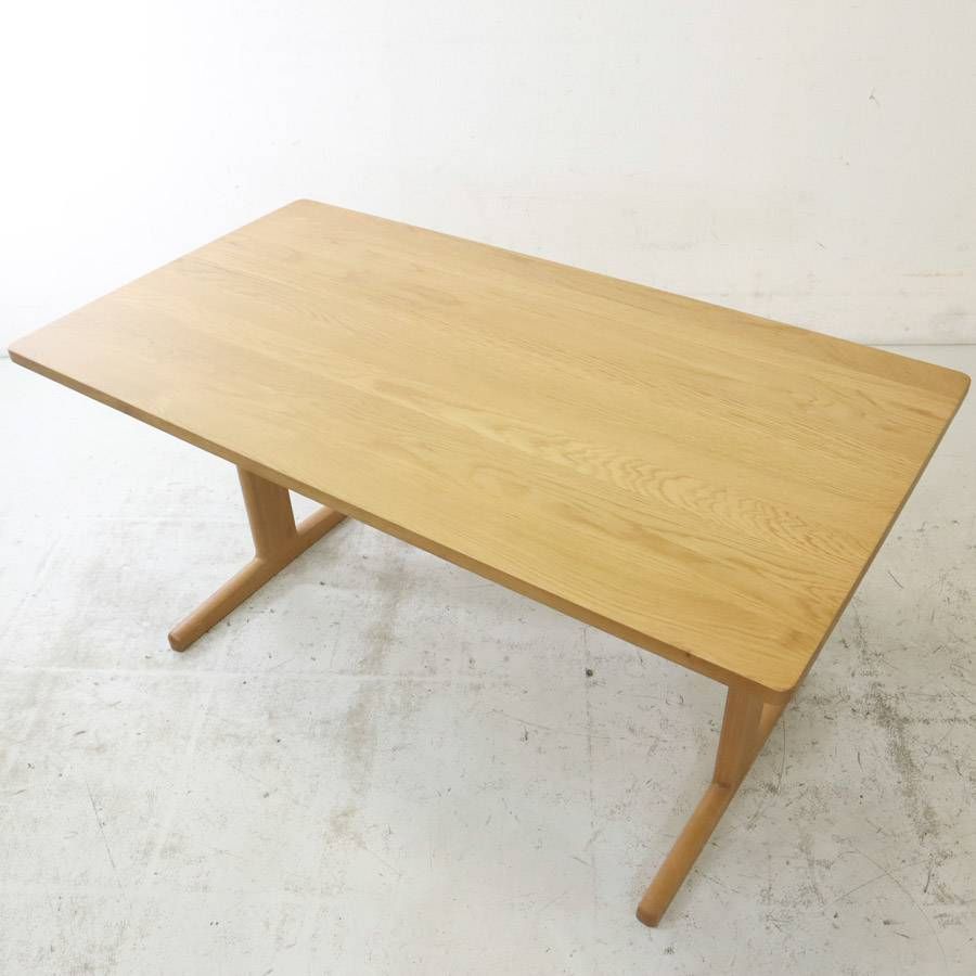 【使用感あり】無印良品 MUJI ダイニングテーブル オーク材 幅130cm MUJI 無印良品 オーク材 リビングダイニング テーブル 幅130cm 2-4人用