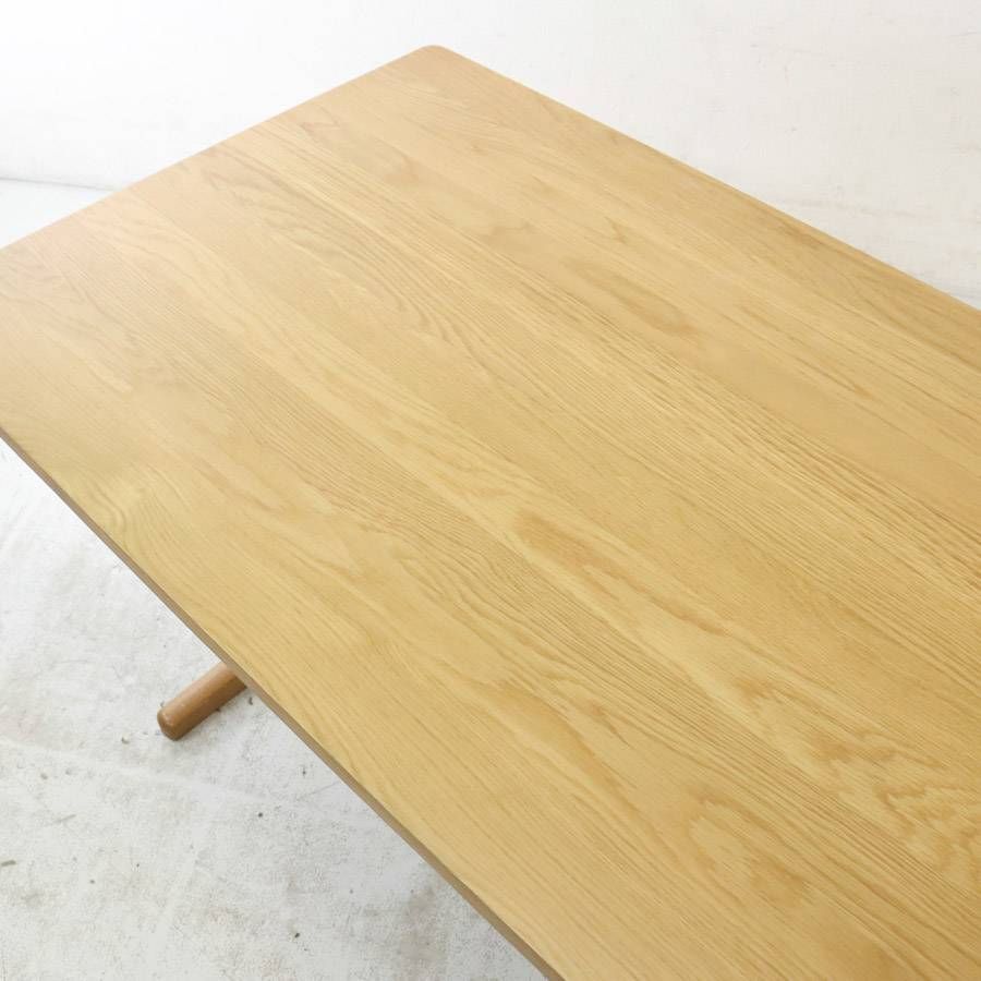 【使用感あり】無印良品 MUJI ダイニングテーブル オーク材 幅130cm MUJI 無印良品 オーク材 リビングダイニング テーブル 幅130cm 2-4人用