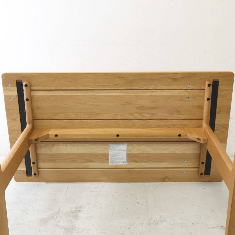 MUJI 無印良品 オーク材 リビングダイニング テーブル 幅130cm 2-4人用