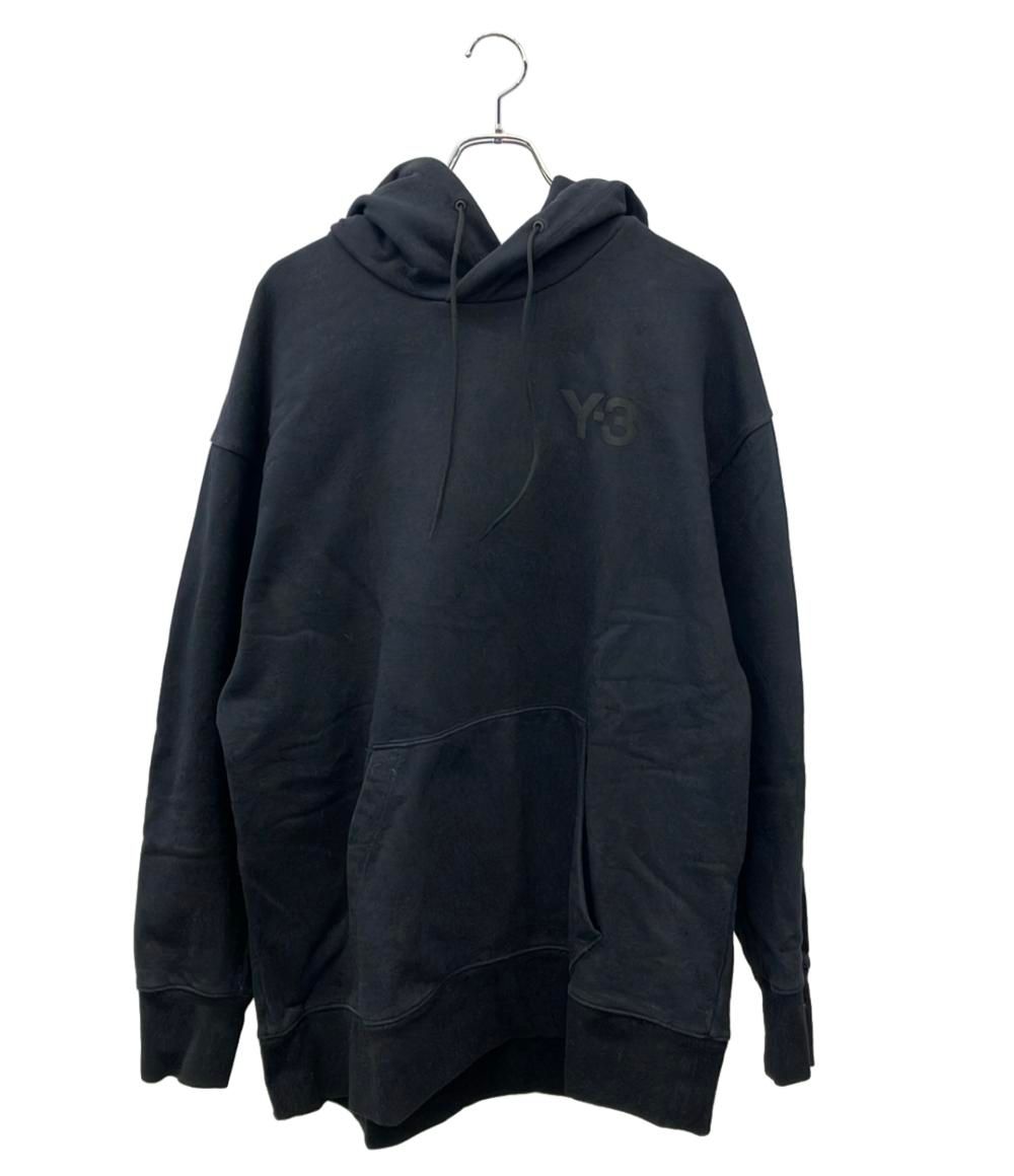 ワイスリー パーカー × adidas プルオーバー 立体ロゴ オーバーサイズ スウェット生地 長袖 M CLASSIC CHEST LOGO HOODIE GV4198 メンズ SIZE XL Y-3