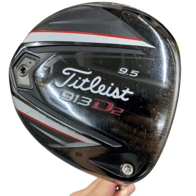 [Used] Titleist 913 D2 9.5° Driver DR Genuine Custom Shaft (Flex S) Men's Right Handed Right Hand C Rank Golf Club