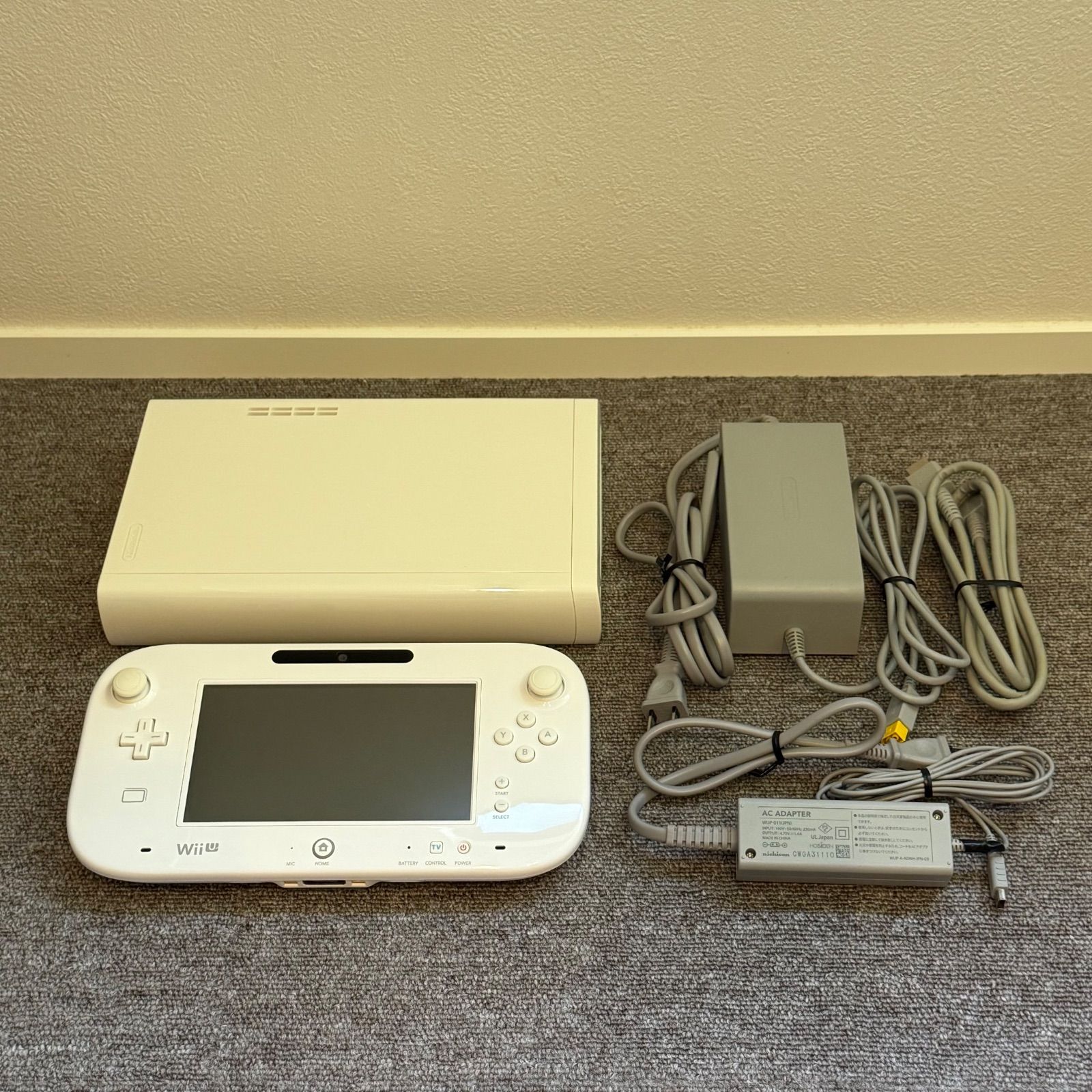 7-173【中古良品】WiiU 本体 32GB プレミアムセット シロ - メルカリ