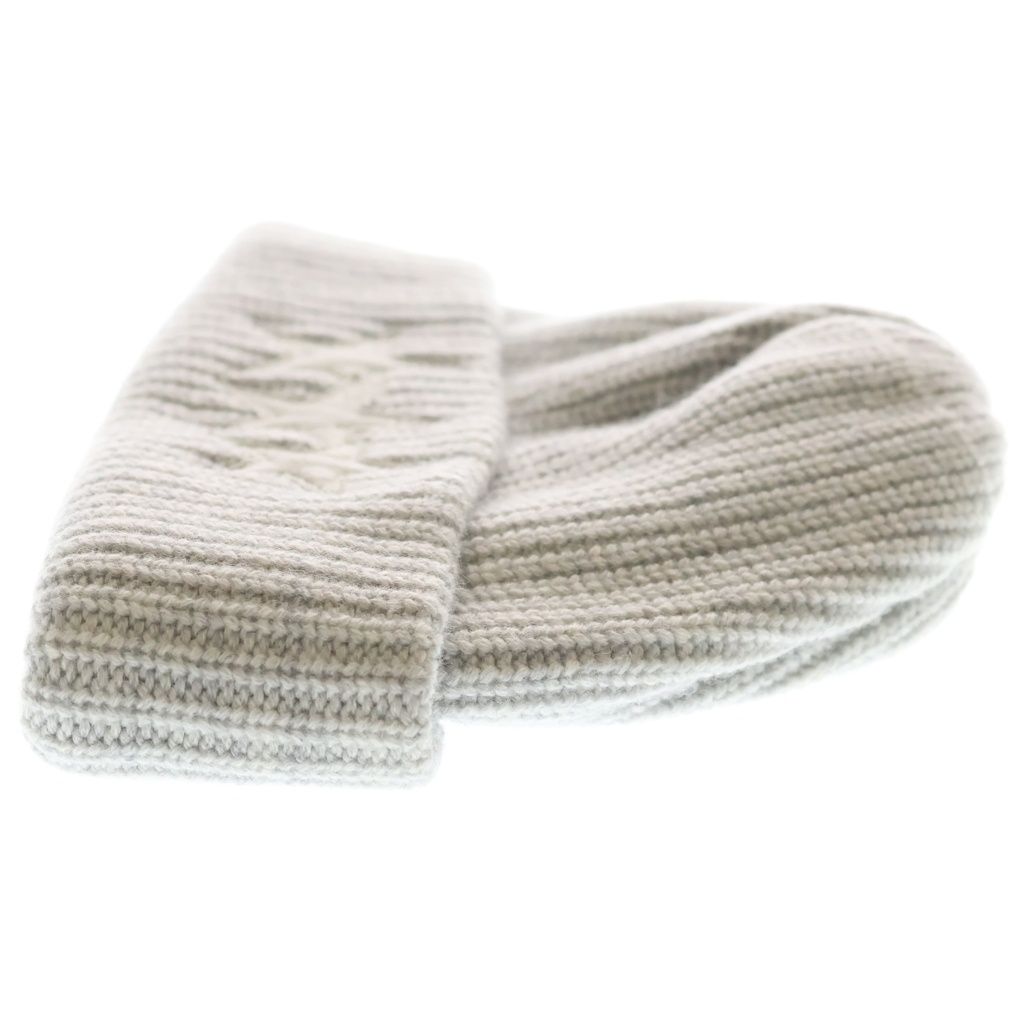 CHROME HEARTS (クロムハーツ) STAR LEATHER PATCH BEANIE クロス