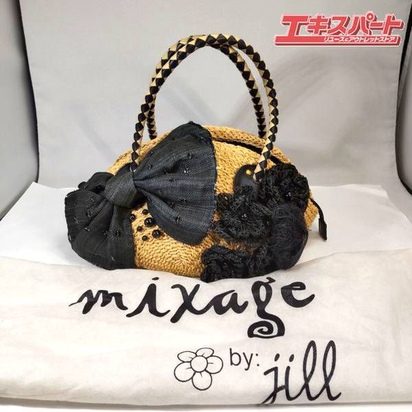 mixage by jill ミクサージュ ビッグリボン カゴバッグ 湘南台店